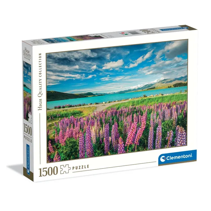 clementoni-collection-puzzle-lupins-at-lake-tekapo-1500-pi-ces image 1