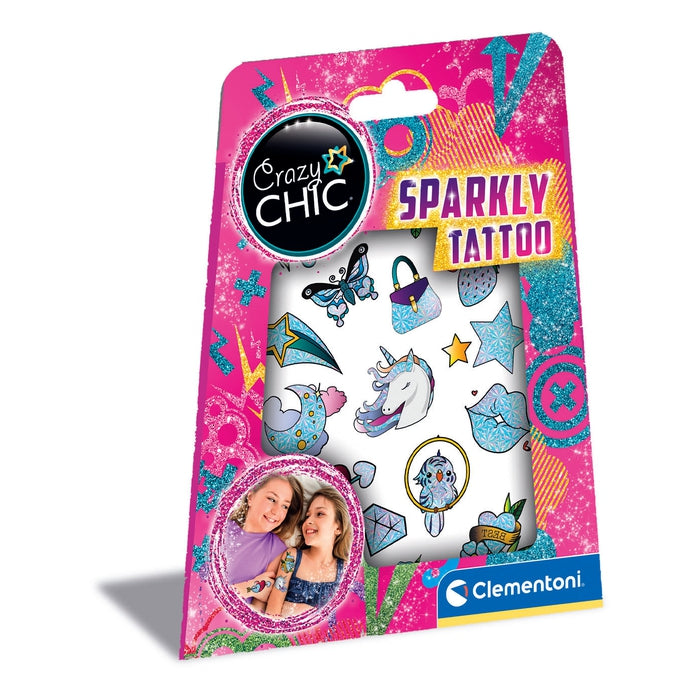 clementoni-crazy-chic-sparkly-tattoo-kit-tatouages-paillet-s image 1