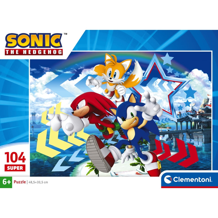 clementoni-sonic-puzzle-104-pi-ces-48-5-x-33-5-cm image 4
