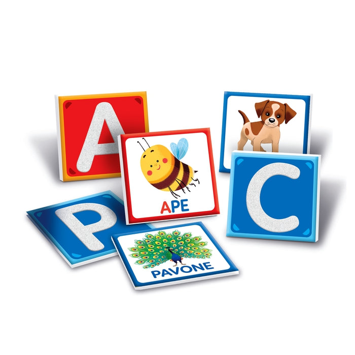 clementoni-sapientino-montessori-lettres-tactiles-rugueuses-26-cartes image 2