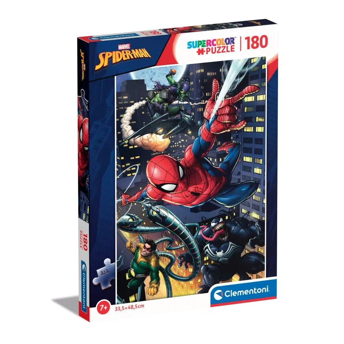 clementoni-puzzle-marvel-spider-man-180-pi-ces-48-5-x-33-5-cm image 1