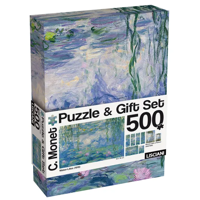 lisciani-monet-puzzle-gift-set-nymph-as-art image 1