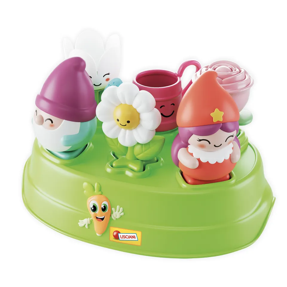 lisciani-carotina-happy-logic-gnomes-and-flowers-jeu-d-encastrements image 1