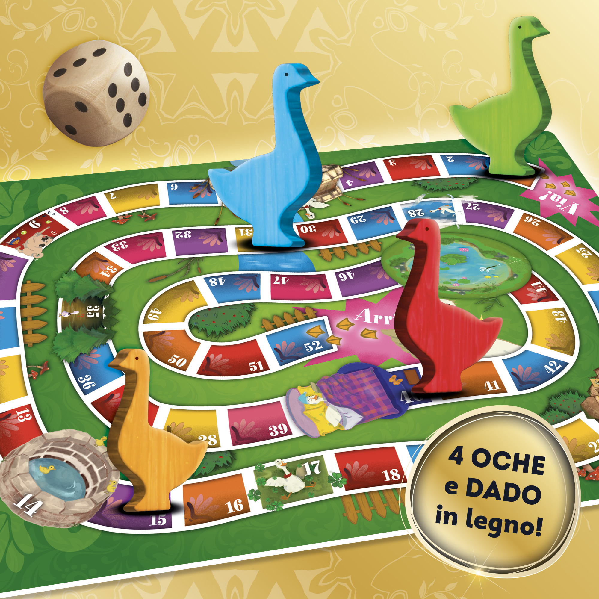 lisciani-ludoteca-jeu-de-l-oie-classic-illustr image 4