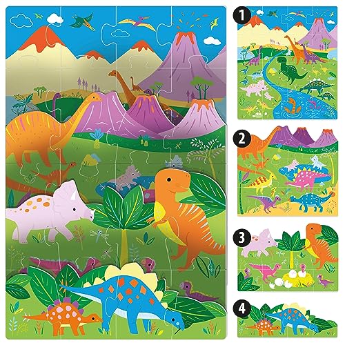 headu-playrama-puzzle-the-dinosaurs-puzzle-ducatif-3d-3-5-ans image 7