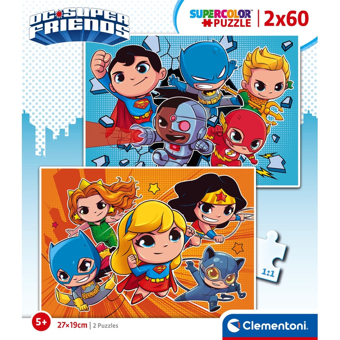 clementoni-puzzle-enfant-dc-comics-super-friends-2x60-pi-ces image 5