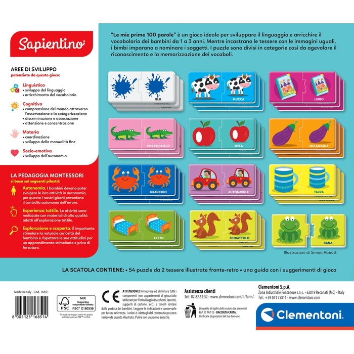 clementoni-montessori-mes-premiers-100-mots-puzzle-langage-1-3-ans image 6