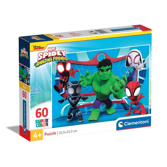 clementoni-spidey-and-his-amazing-friends-puzzle-enfants-60-pi-ces-33-5x23-5-cm image 1