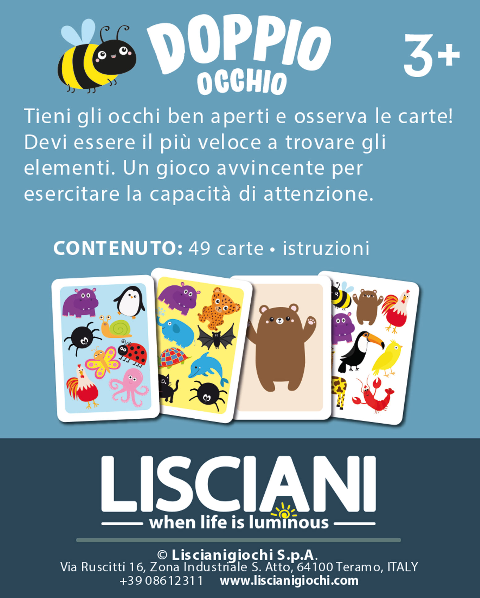 lisciani-ludoteca-doppio-occhio-jeu-de-cartes-rapidit image 4
