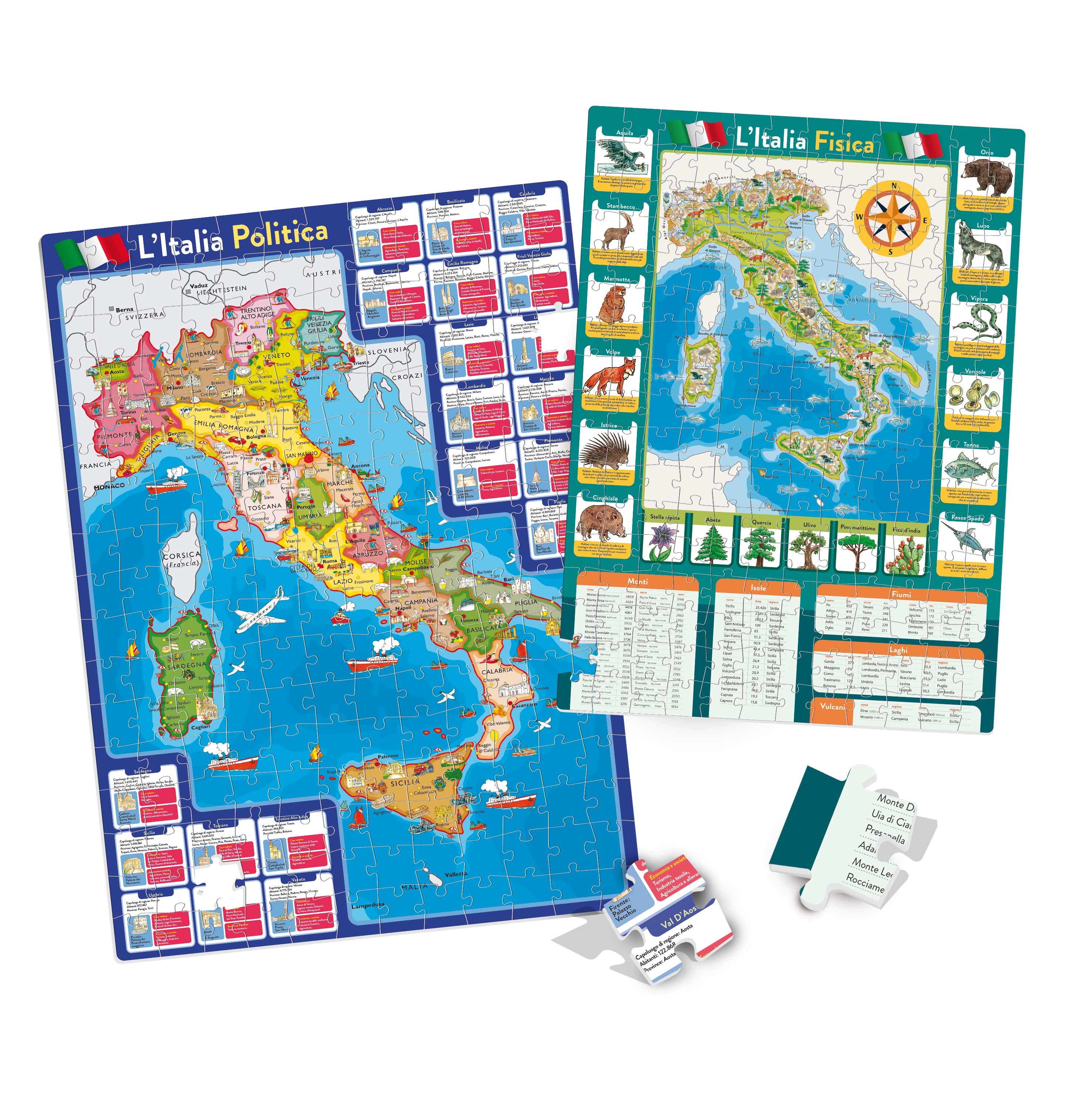 lisciani-i-m-a-genius-geopuzzle-la-mia-bella-italia-puzzle-g-ographique image 2