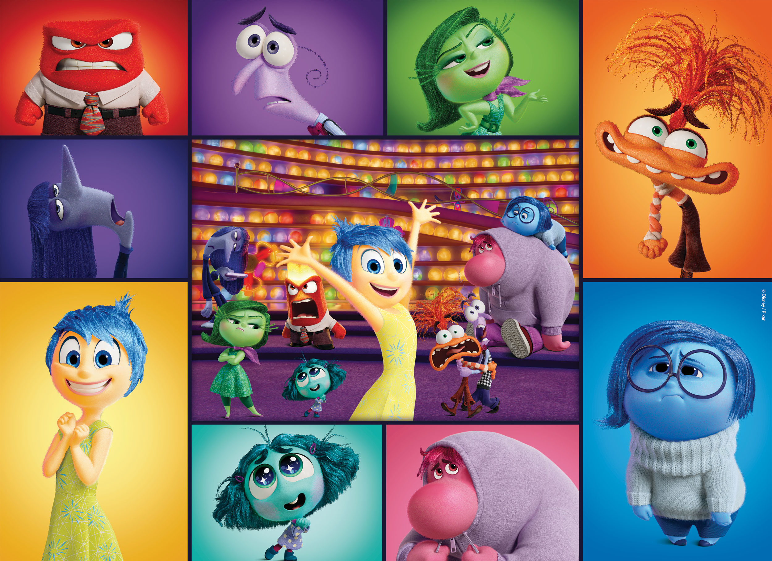 lisciani-disney-puzzle-double-face-maxifloor-150-inside-out-2 image 2