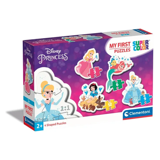 clementoni-princess-puzzle-enfant-volutif-3-6-9-12-pi-ces-disney image 1