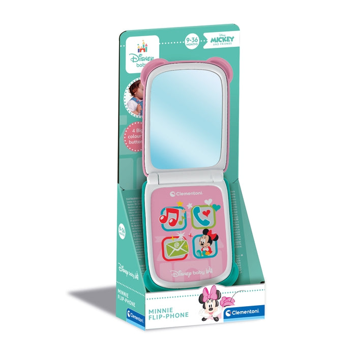 clementoni-disney-baby-minnie-flip-phone-t-l-phone-clapet-b-b image 2