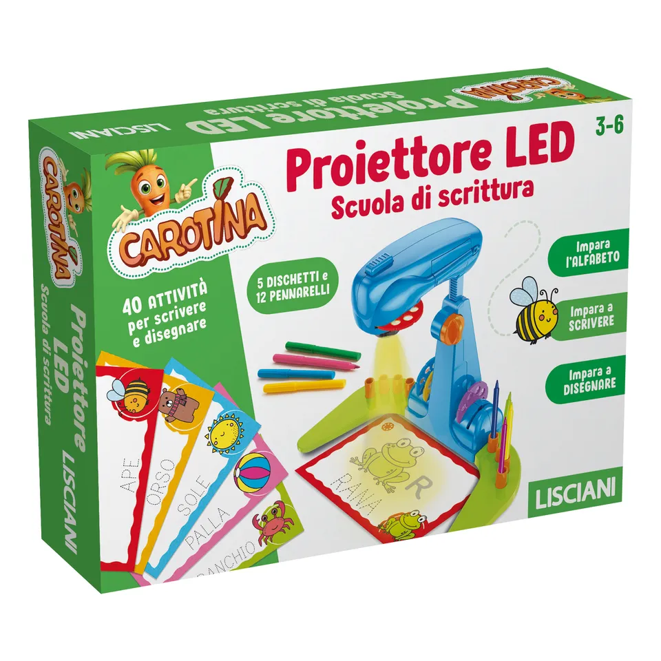 lisciani-carotina-projecteur-led-cole-d-criture image 1