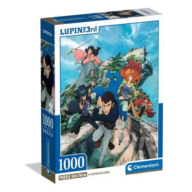 clementoni-lupin-iii-puzzle-adulte-1000-pi-ces image 1