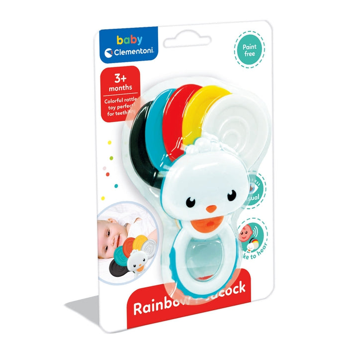 baby-clementoni-rainbow-peacock-hochet-paon image 2