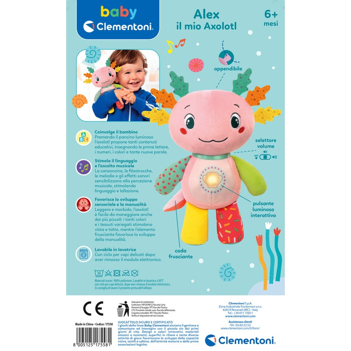 baby-clementoni-alex-mon-axolotl-peluche-interactive image 6