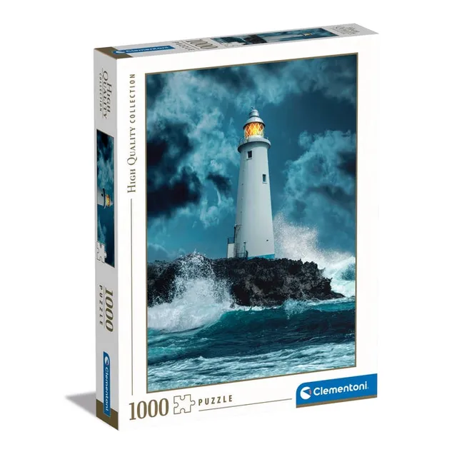 clementoni-puzzle-adultes-1000-pi-ces-lighthouse-in-the-storm image 1