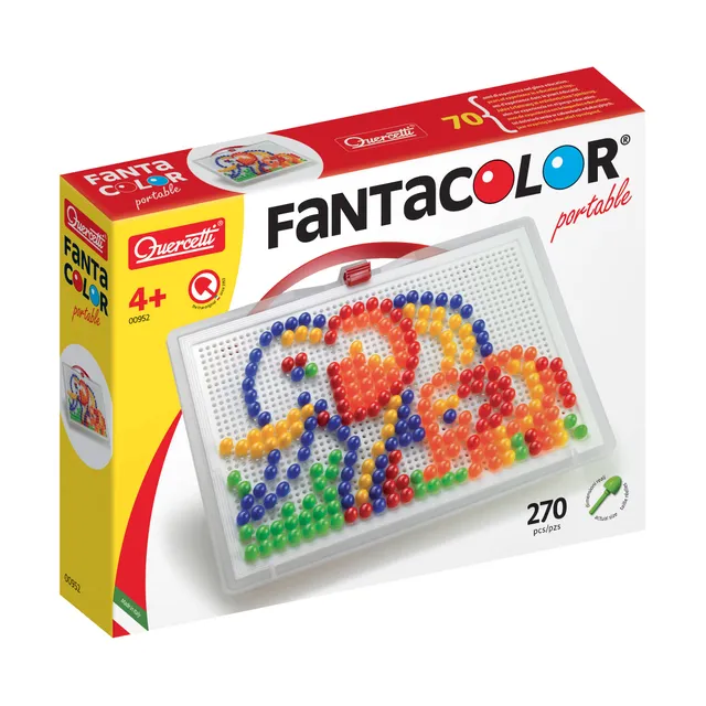 quercetti-fantacolor-portable-large-mosa-que-270-clous-3-6-ans image 1