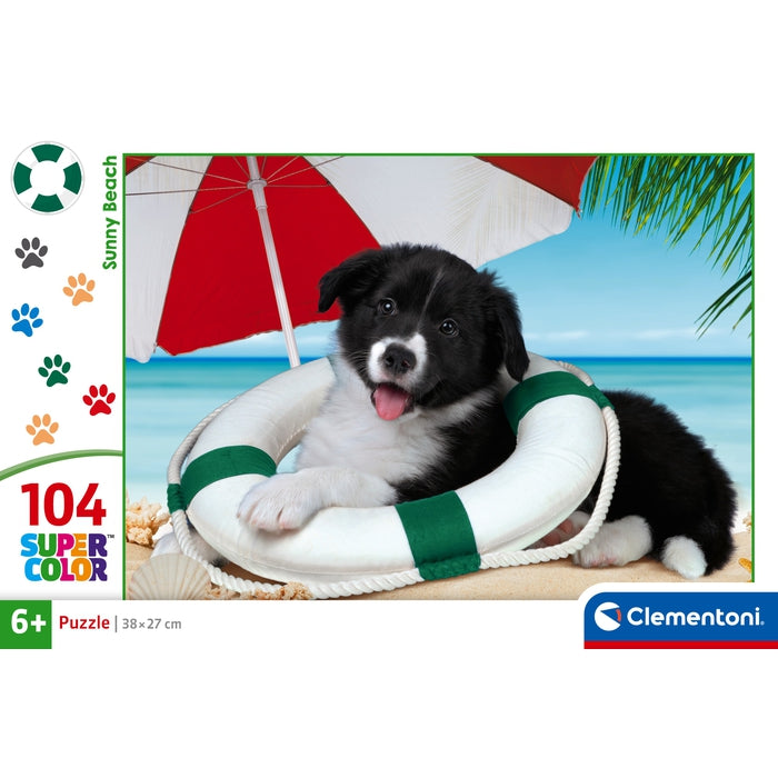 clementoni-puzzle-enfants-104-pi-ces-sunny-beach-animaux image 4