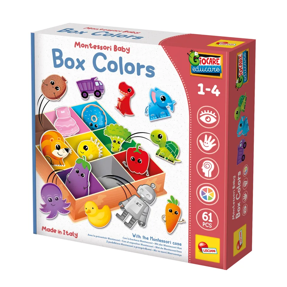 lisciani-montessori-baby-box-colours-jeu-de-tri-des-couleurs image 1
