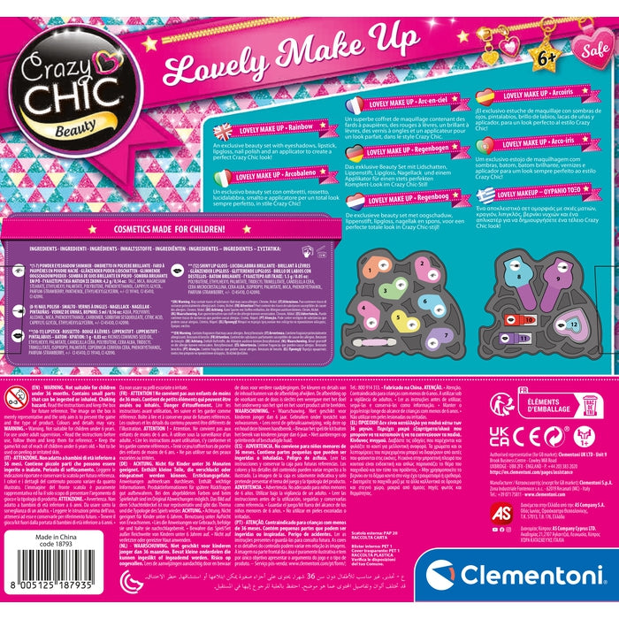 clementoni-crazy-chic-lovely-make-up-rainbow-trousse-maquillage-enfant image 7