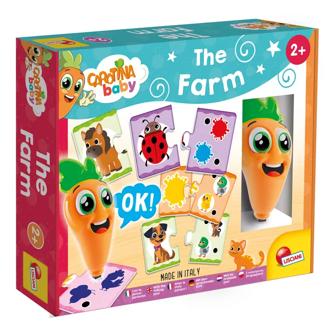 lisciani-carotina-baby-penna-parlante-the-farm-stylo-interactif image 1