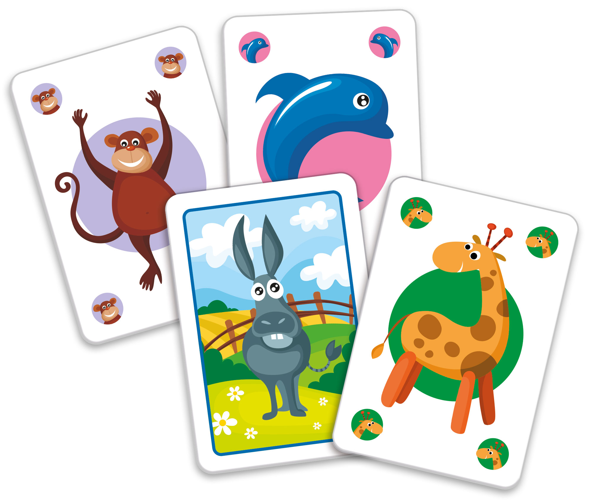 lisciani-ludoteca-le-carte-dei-bambini-asino-jeu-de-cartes image 2