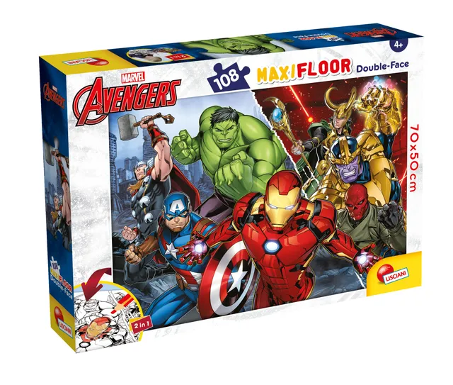 lisciani-marvel-puzzle-df-maxi-floor-108-avengers image 1