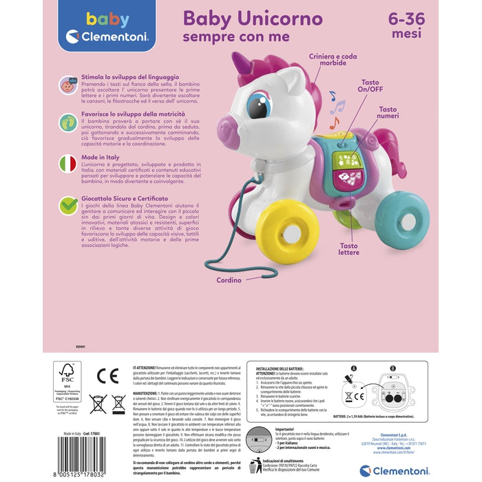 clementoni-baby-licorne-tirer-toujours-avec-moi-jouet-tirer-interactif image 8