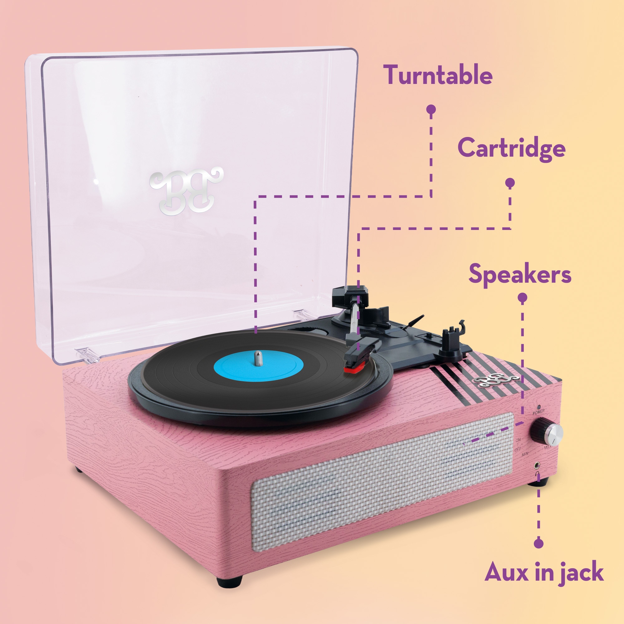 lisciani-barbie-vinyl-player-tourne-disque-vinyle image 4
