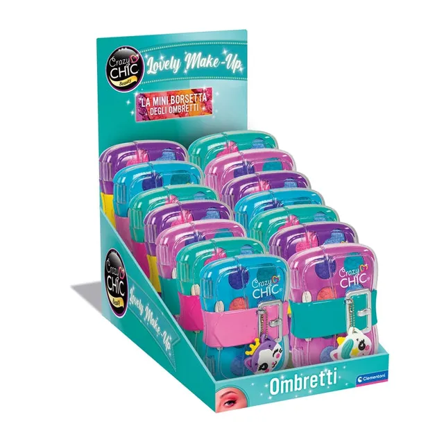 crazy-chic-clementoni-mini-bag-ombretti-palette-maquillage-enfant image 1