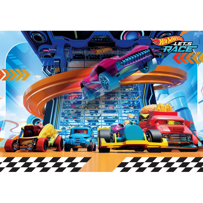 clementoni-puzzle-hot-wheels-104-pi-ces-48-5x33-5-cm-enfant image 2