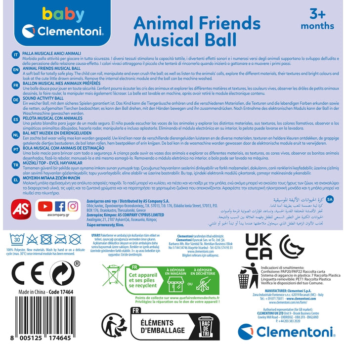 baby-clementoni-animal-friends-balle-musicale-b-b image 7