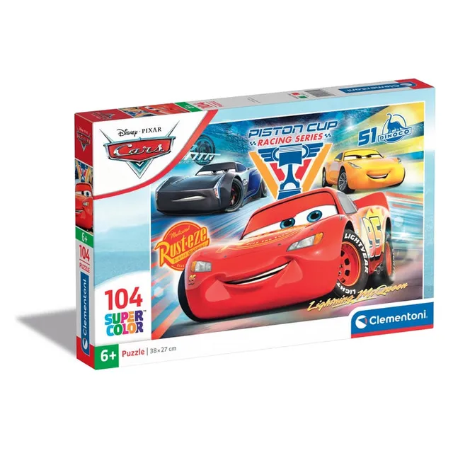 clementoni-puzzle-cars-104-pi-ces-37-9x26-9-cm image 1