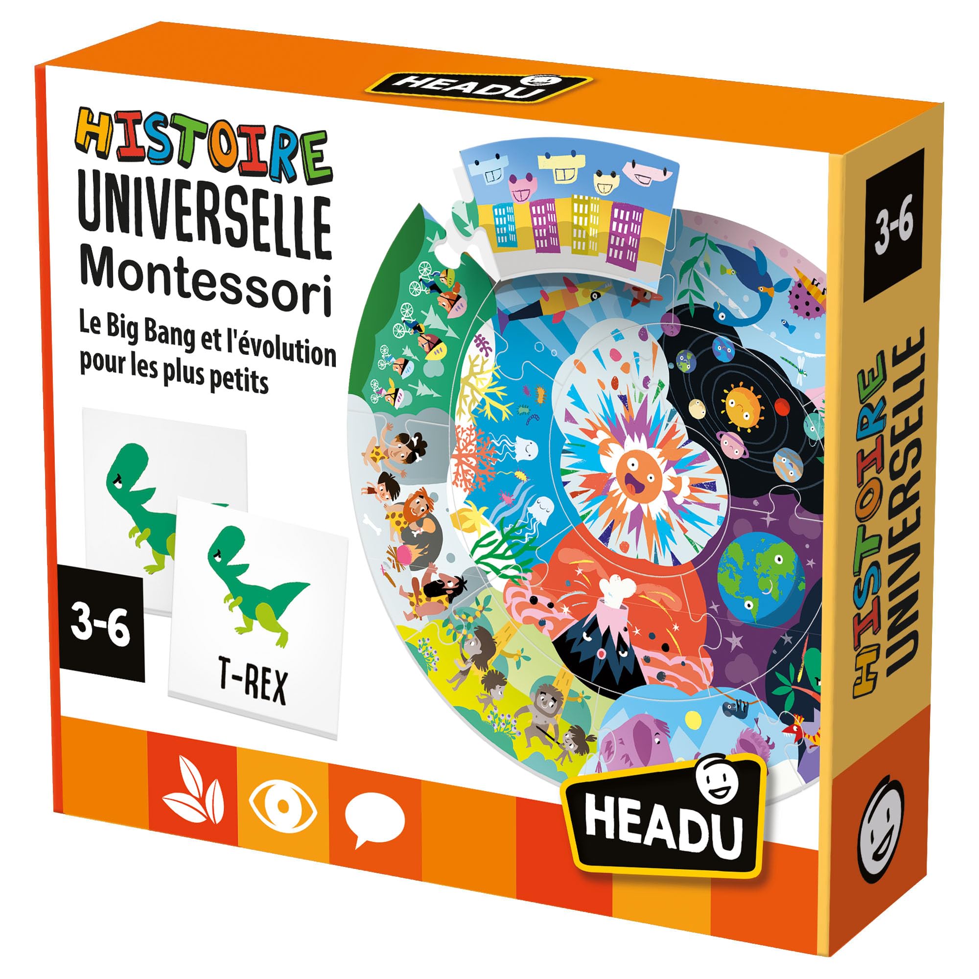 headu-histoire-universelle-montessori-puzzle-circulaire-m-mory-2-6-ans image 1
