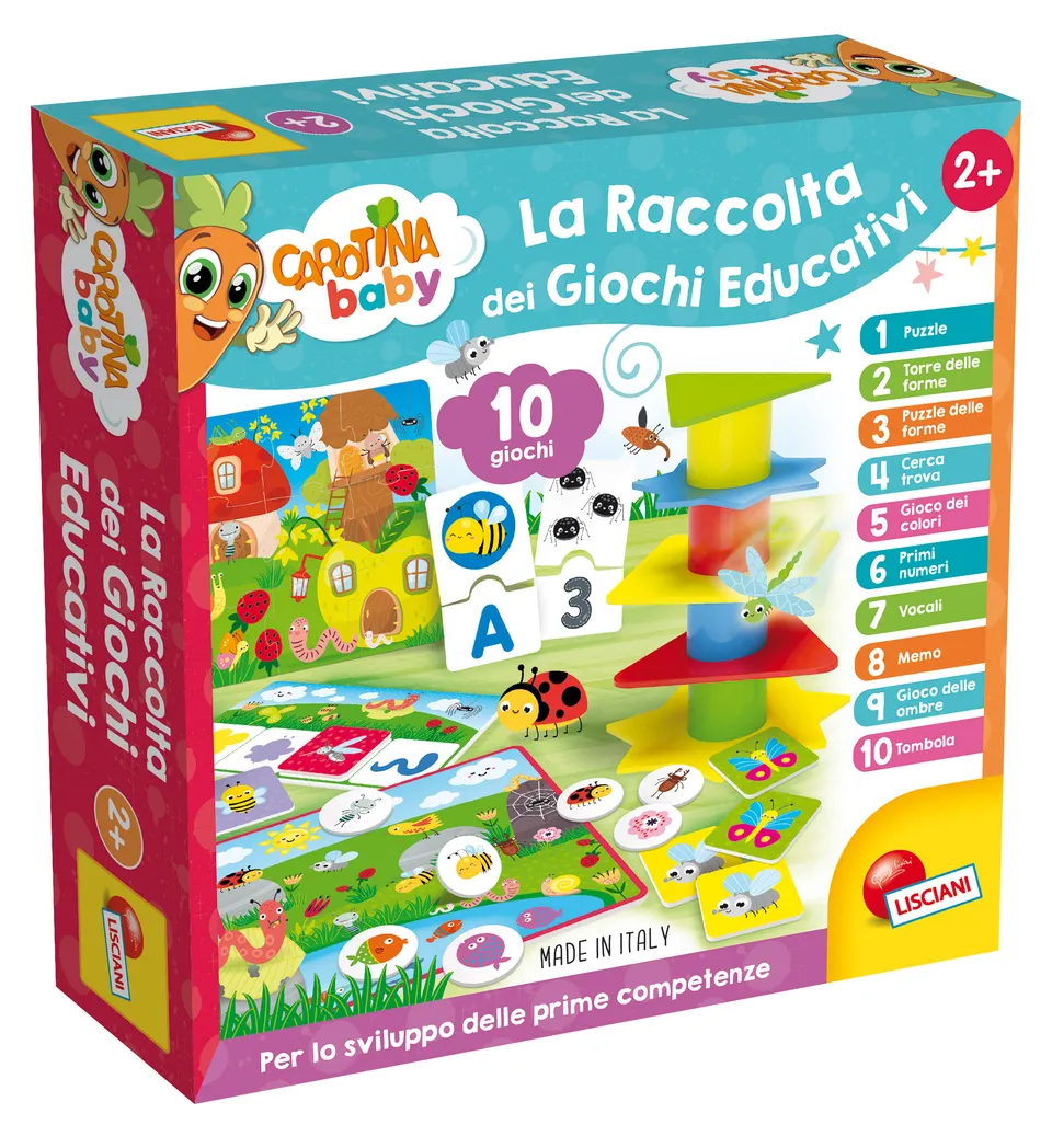 lisciani-carotina-baby-raccolta-giochi-educativi-coffret-multi-jeux image 1