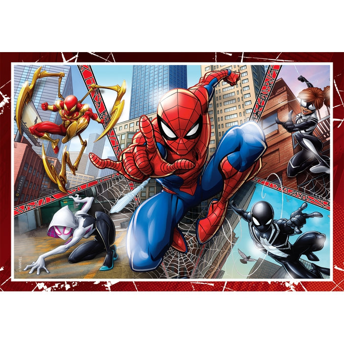 clementoni-spider-man-puzzle-enfant-4-en-1-12-16-20-24-pi-ces image 3