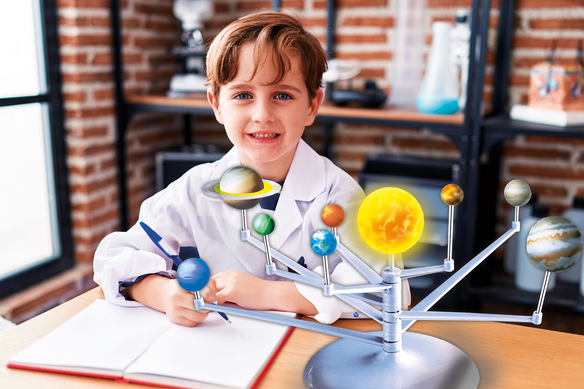 lisciani-i-m-a-genius-laboratorio-dello-spazio-kit-scientifique-syst-me-solaire image 3