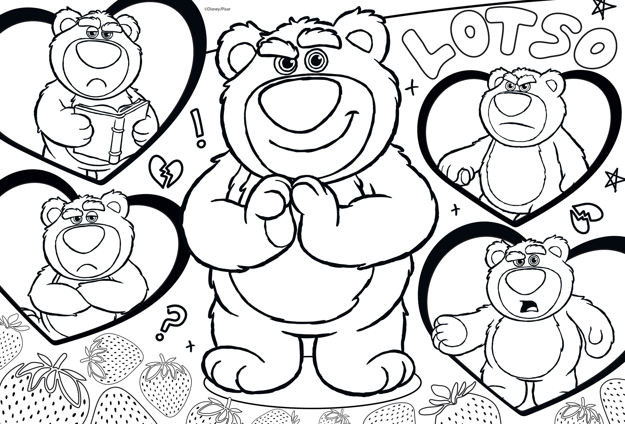 lisciani-disney-puzzle-df-plus-250-lotso-puzzle-250-pi-ces-colorier image 3