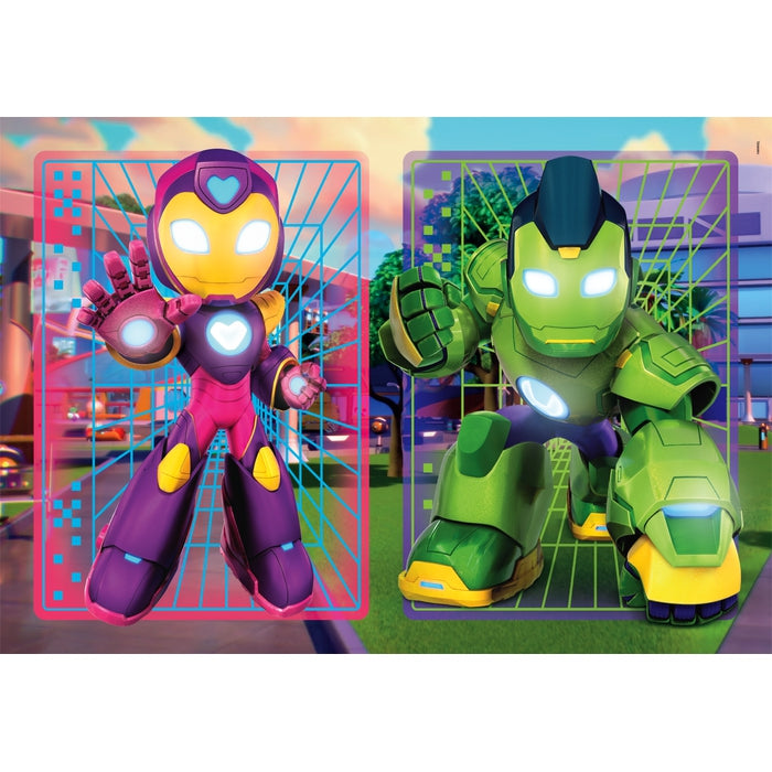 clementoni-iron-man-and-his-awesome-friends-2-puzzles-20-pi-ces image 3