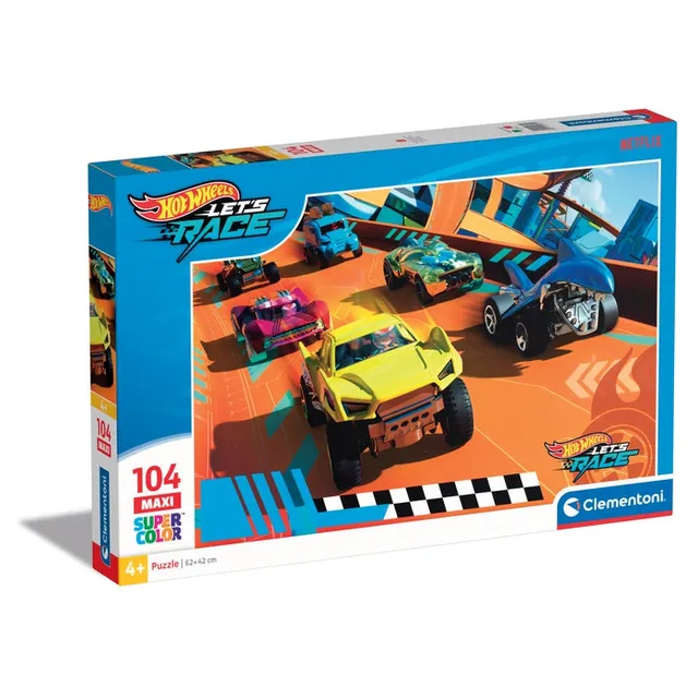 clementoni-hot-wheels-puzzle-104-maxi-pi-ces-62x42-cm image 1