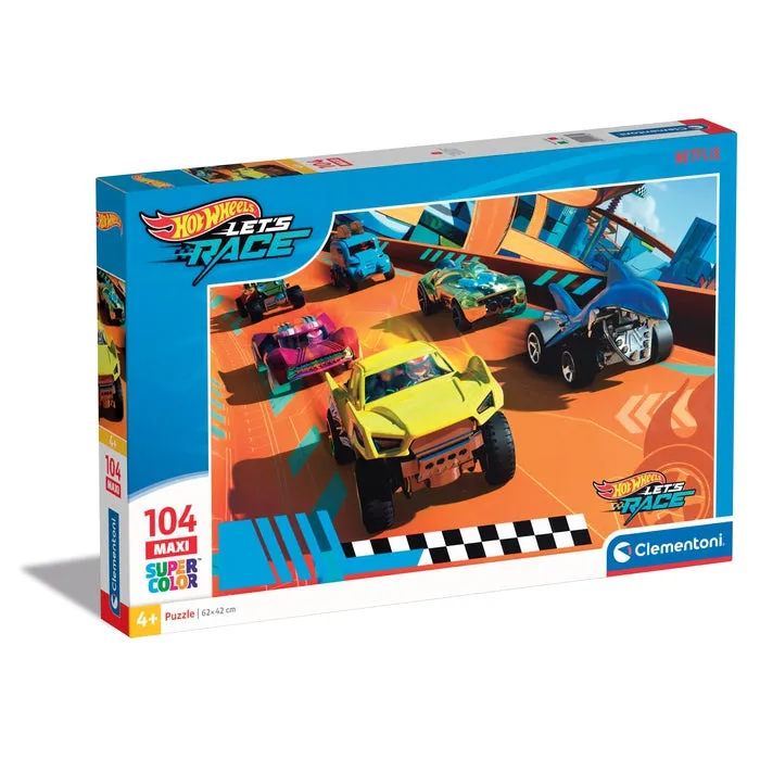 clementoni-hot-wheels-puzzle-104-maxi-pi-ces-62x42-cm image 1