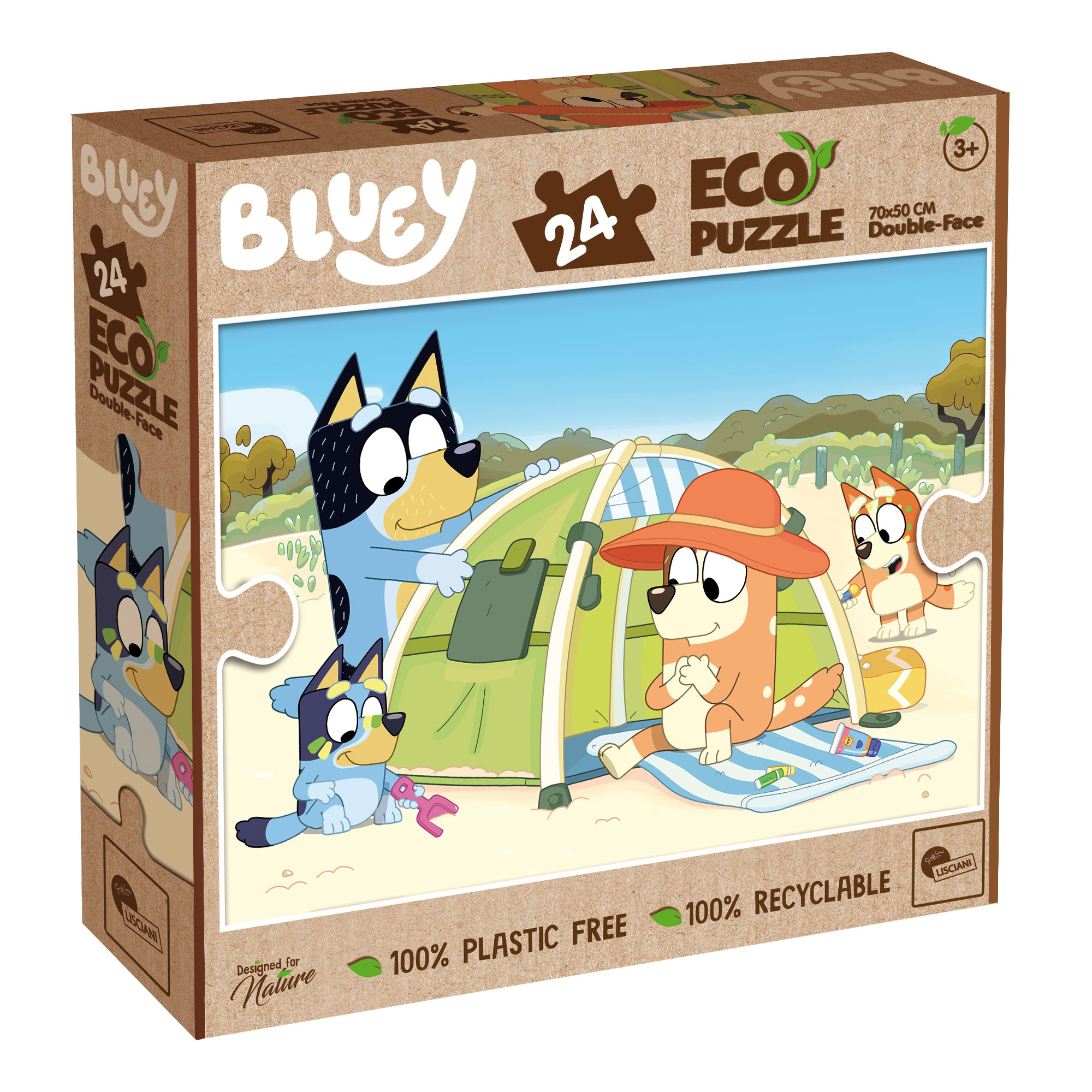 lisciani-bluey-eco-puzzle-df-24-pi-ces-colorier image 1