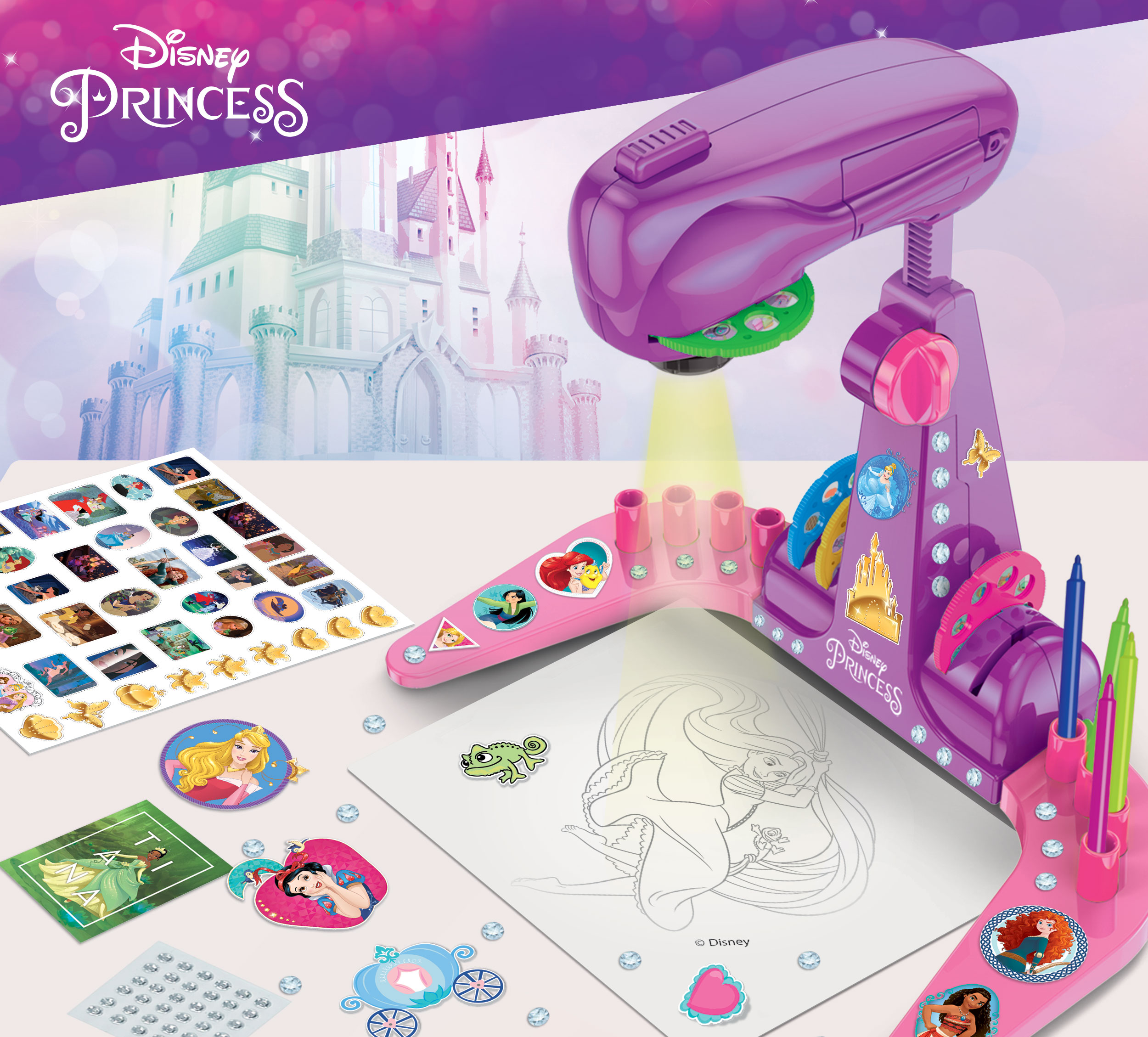 lisciani-princess-projector-drawing-school-projecteur-de-dessin-led image 5