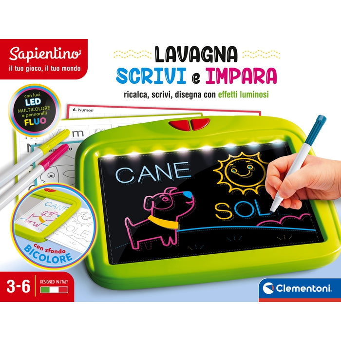 clementoni-sapientino-lavagna-scrivi-e-impara-ardoise-lumineuse-led image 7