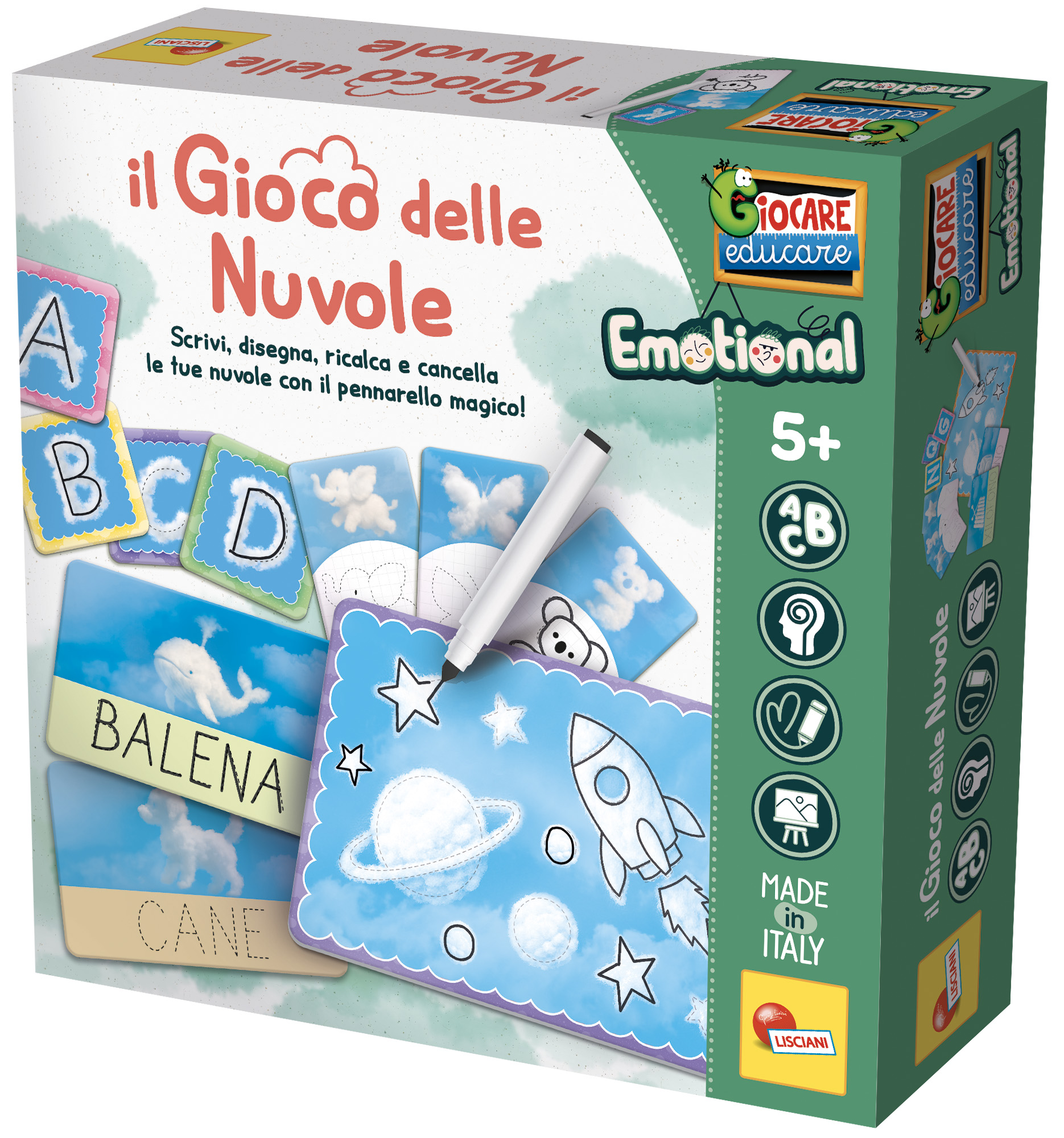 lisciani-giocare-educare-emotional-il-gioco-delle-nuvole-kit-ducatif-lecture-et- image 1