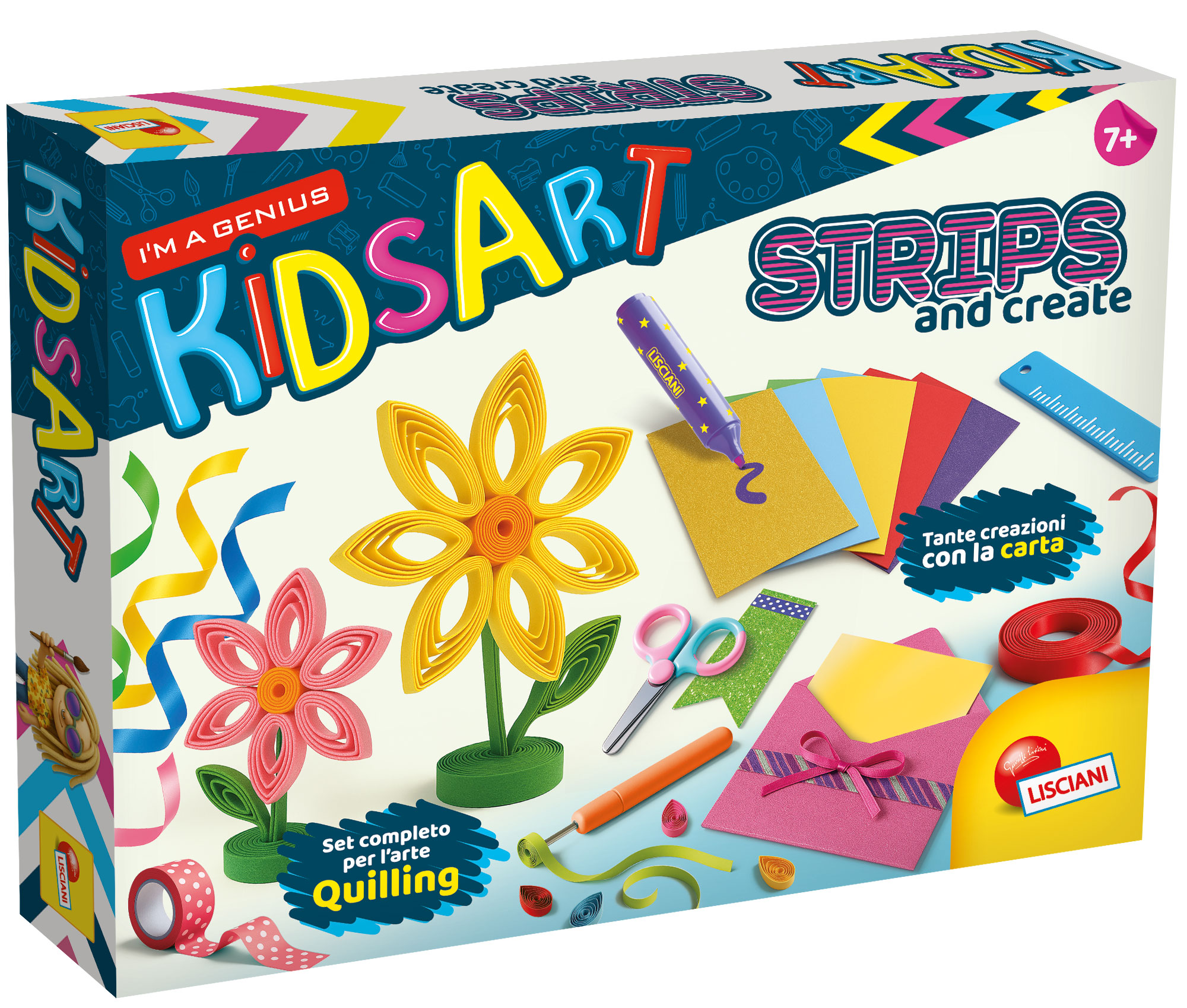 lisciani-i-m-a-genius-strips-and-create-kit-cr-atif-bandes-et-quilling image 1