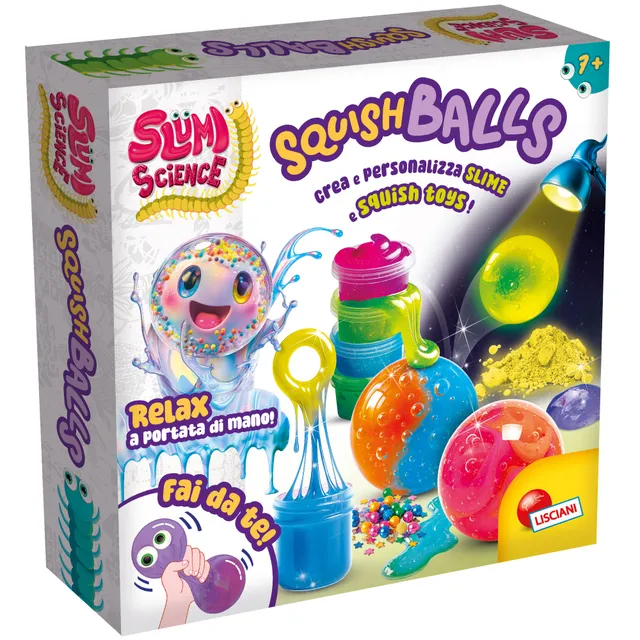 lisciani-slumi-squish-balls-kit-cr-atif-balles-sensorielles image 1