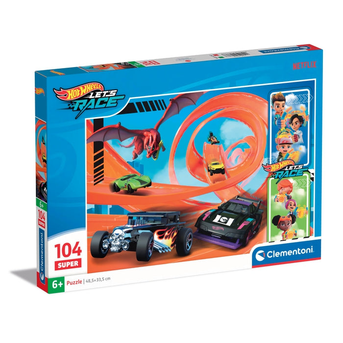 clementoni-puzzle-hot-wheels-104-pi-ces-48-5x33-5-cm image 1